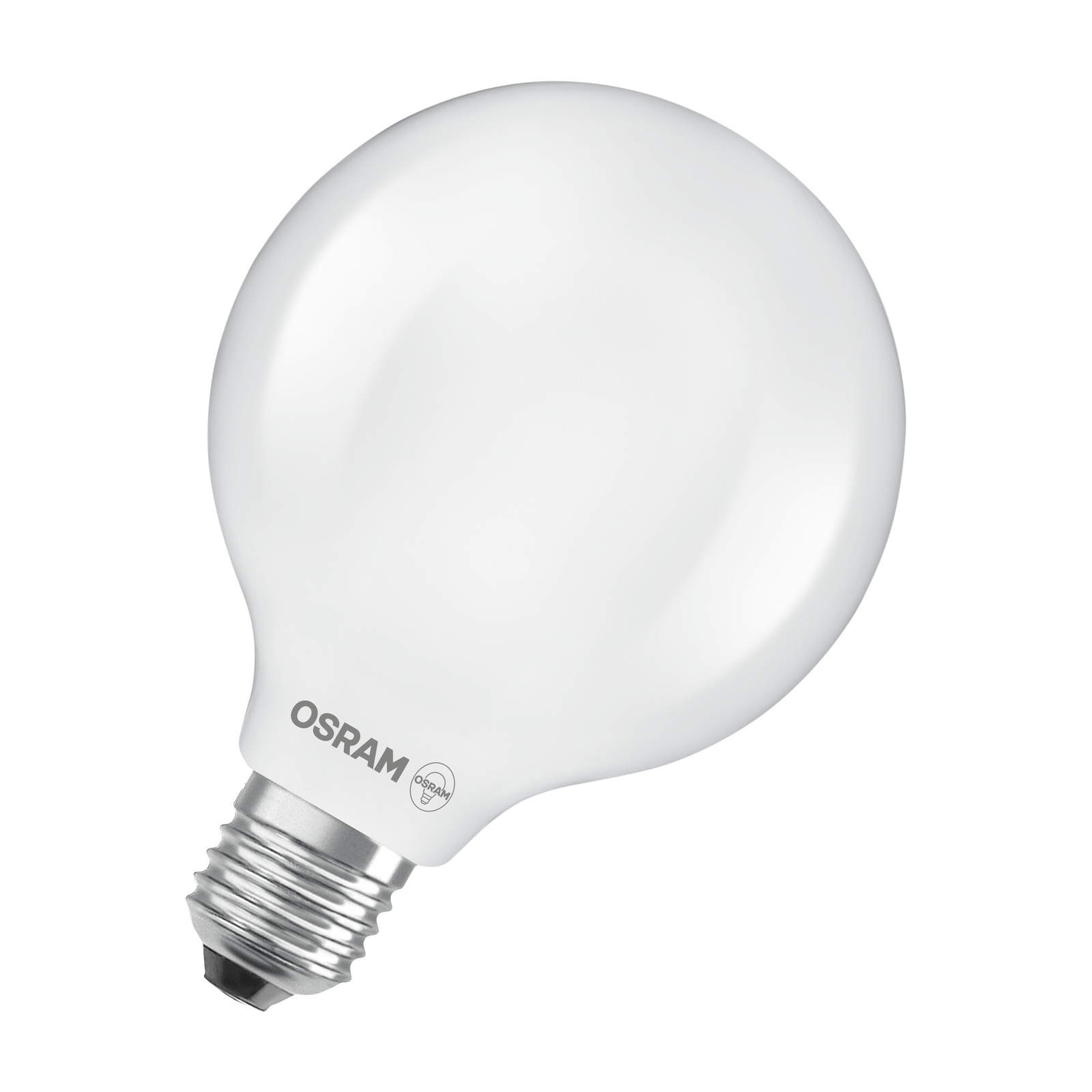 OSRAM LED-Lampe in klassischer Globeform, mit dekorativem LED-Filament im Froste