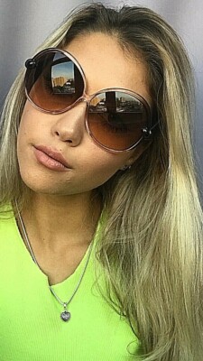 Tom Ford Nicole TF164 98F Brown Pink Round 62mm Oversized Women's Sunglasses T1