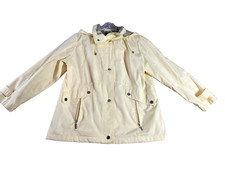 Mackintosh New England Women’s Large Yellow Rain jacket Hood Lined