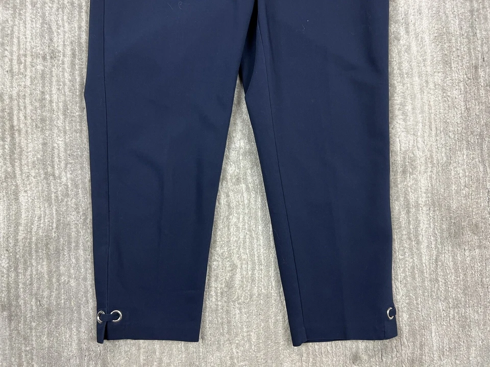 Брюки женские Rafaella 6 синие укороченные пышные - Изображение 3 из 4