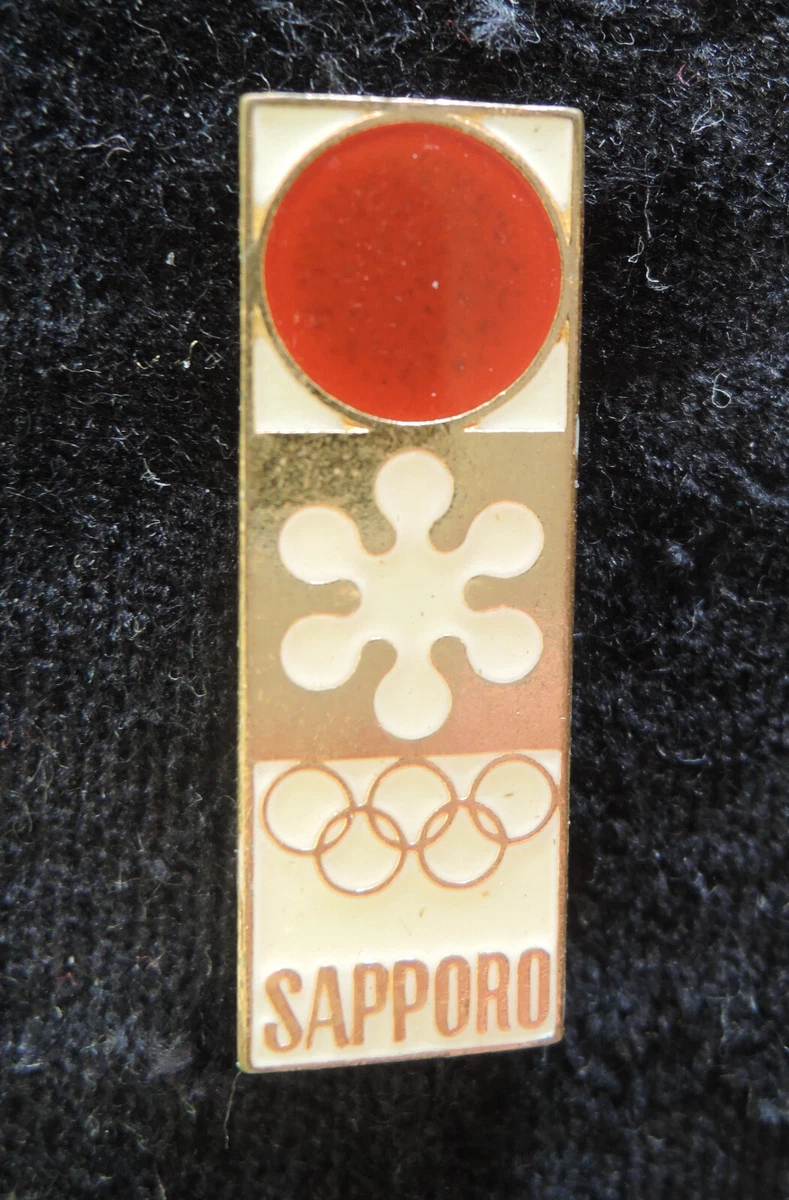 Sapporo 1972 Event Olympics Fan Pin, Buttons for sale | eBay