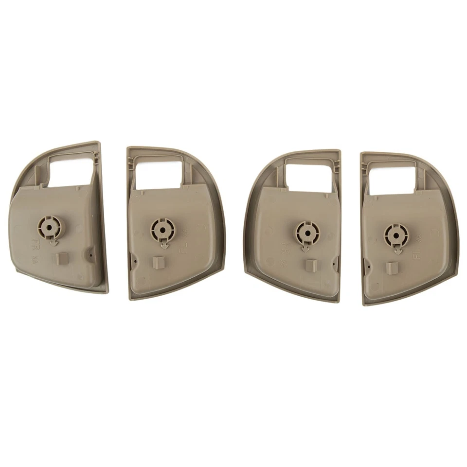 Cubierta de moldura de manija de puerta interior 4 piezas beige L&R para Hyundai Santa Fe 2007-2012 Foto 3 de 4