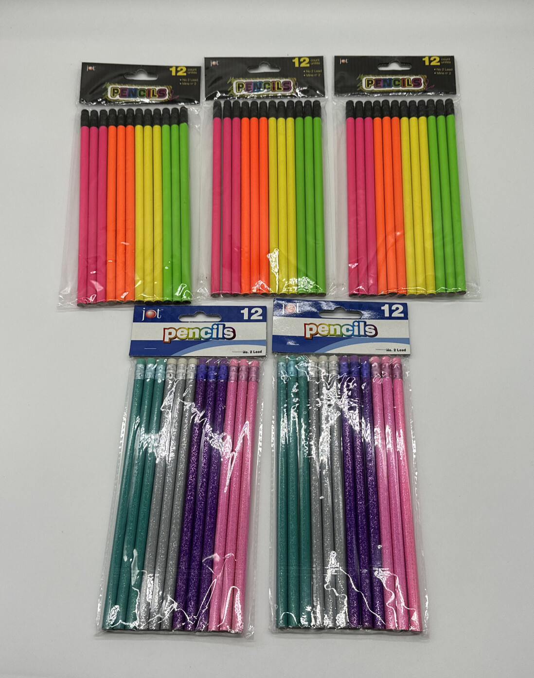 #2 Hb Lead W Latex Free Erasers 12/pack Qty 5