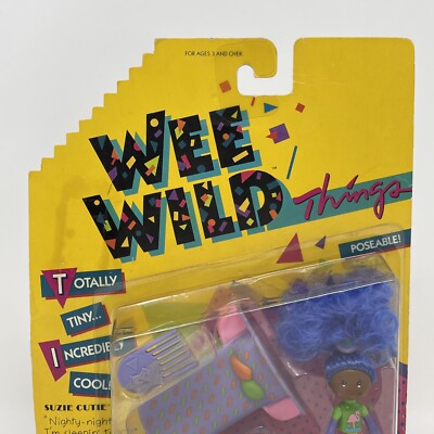 Vintage WEE WILD Things Suzie Cutie Doll Mattel 1987 African
