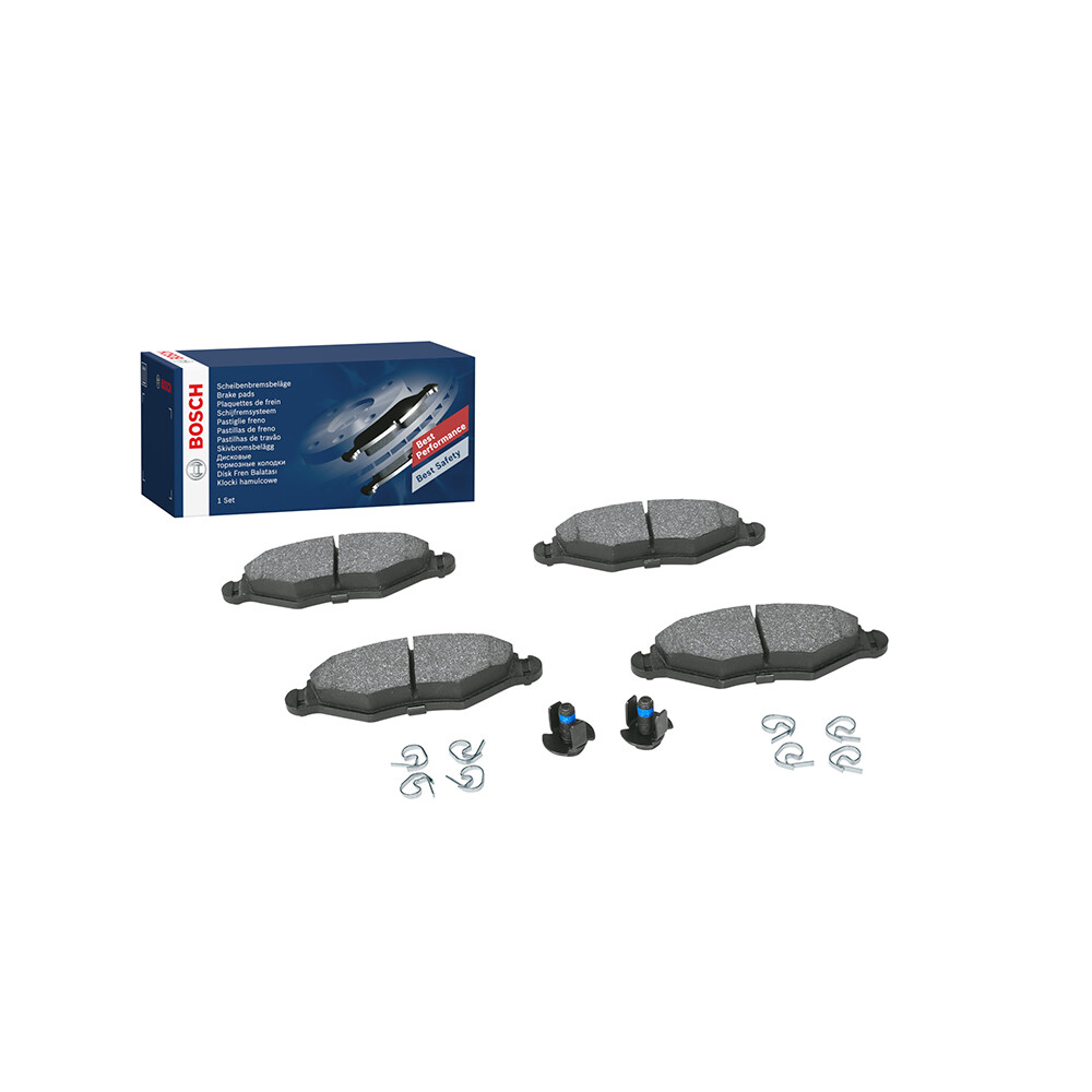 Plaquettes de frein Bosch BP376 avant anti-bruit pour un confort optimal