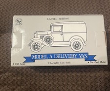 Liberty Classics Die Cast Bank Ford Model A Delivery Van Love Ride Glendale CA