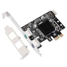 PCI Express 2 Ports PS2 PS/2 for PC Keyboard Mouse Adapter Expansion Card