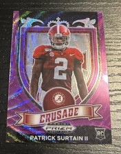 2021 Panini Prizm Draft Patrick Surtain II Rookie Crusade Purple Wave Prizm
