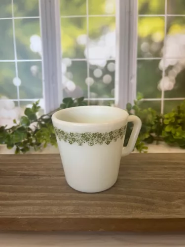 Vintage Pyrex Corelle Spring Blossom Crazy Daisy Coffee Tea Cup Mug set of 4