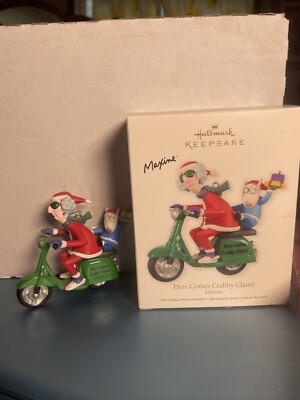 1-2011 Hallmark Keepsake Ornament Maxine Here Crabby Claus! NIB M-4/87