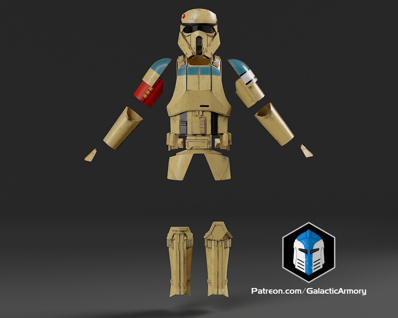 Shore Trooper Armor (No Helmet) - Galactic Armory - DIY