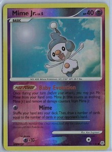 Pokemon Mime Jr Diamond Pearl 90 130 Reverse Holo Nm Ebay