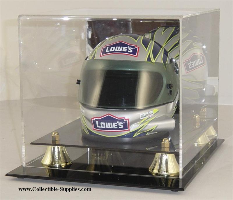 DELUXE NASCAR RACING RIDDELL MINI HELMET DISPLAY CASE