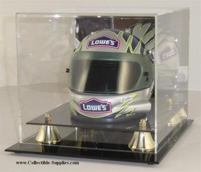 DELUXE NASCAR RACING RIDDELL MINI HELMET DISPLAY CASE