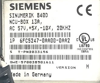 Siemens Sinumerik 840D NCU-BOX 13A 6FC5247-0AA00-0AA2 Version: H - Bild 5 von 5