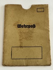 Original Wehrpass Schutzhülle