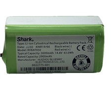 Shark Robot Vacuum Li-ion Replacement Battery Pack RVBAT850 14.8V 43.0Wh    READ