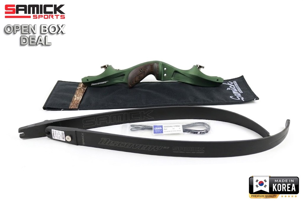 Samick Discovery CNC Riser, Foam Carbon Bow Set / Open Box Deals
