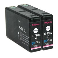 2 Magenta Tintenpatronen Ersetzen Epson T7903 (79XL) Non-Oem / Kompatibel