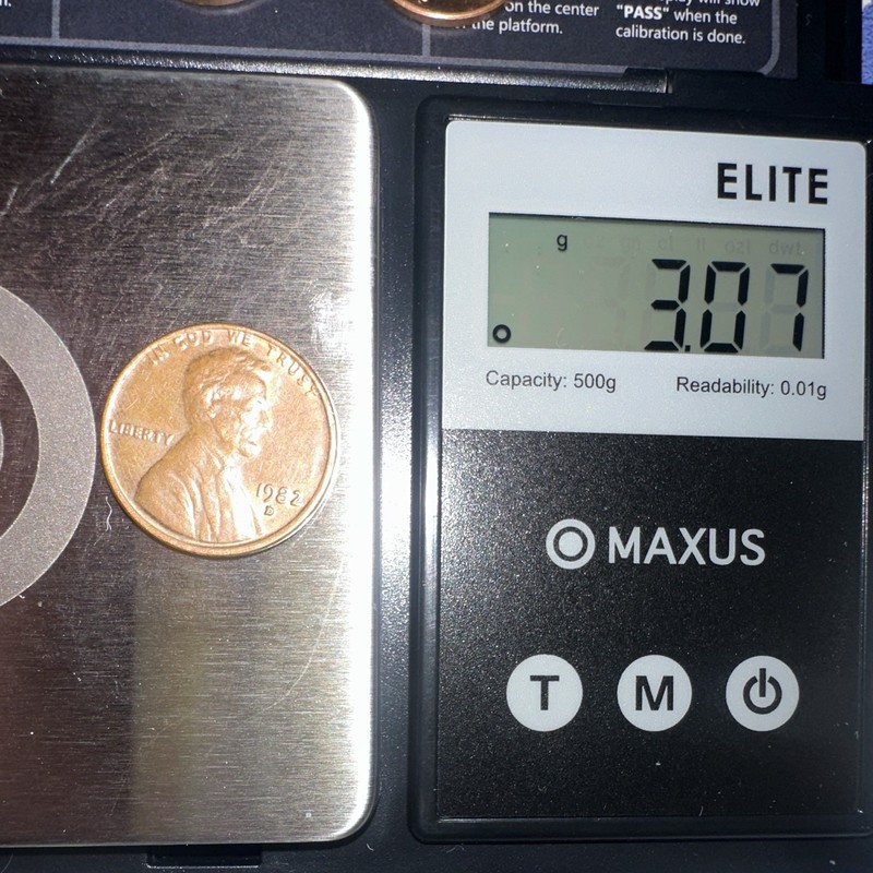 1982-D Lincoln Memorial Small Cent, RB Circulated, Ungraded 3.07grams