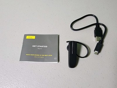 Jabra Talk 5 Bluetooth Headset Black, Ear-Hook w/ Charger - Tested
