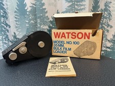Vintage Watson Model no. 100 35mm Bulk Film Loader - Complete With Manual
