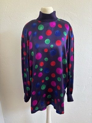 Escada by Margaretha Ley Vintage Bluse aus Seide 100% Silk 80s