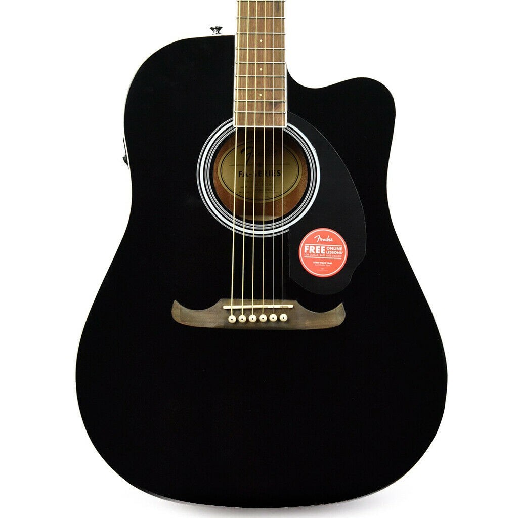 Акустическая электрогитара Fender Model FA-125CE Black Dreadnought Cutaway - НОВИНКА 26590₽