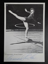 Carmen Rischer original signierte Autogrammkarte Rhythmische Sportgymnastik