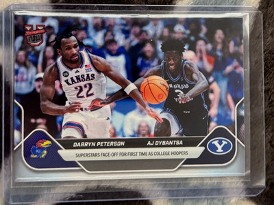 Darryn Peterson / AJ Dybantsa 2025-26 Bowman U NOW #65 SP Image Variation