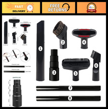 8 Pack Vacuum Attachments Kit - 1.25" Shop Vac Tools, Extension Wands  Hose Ada