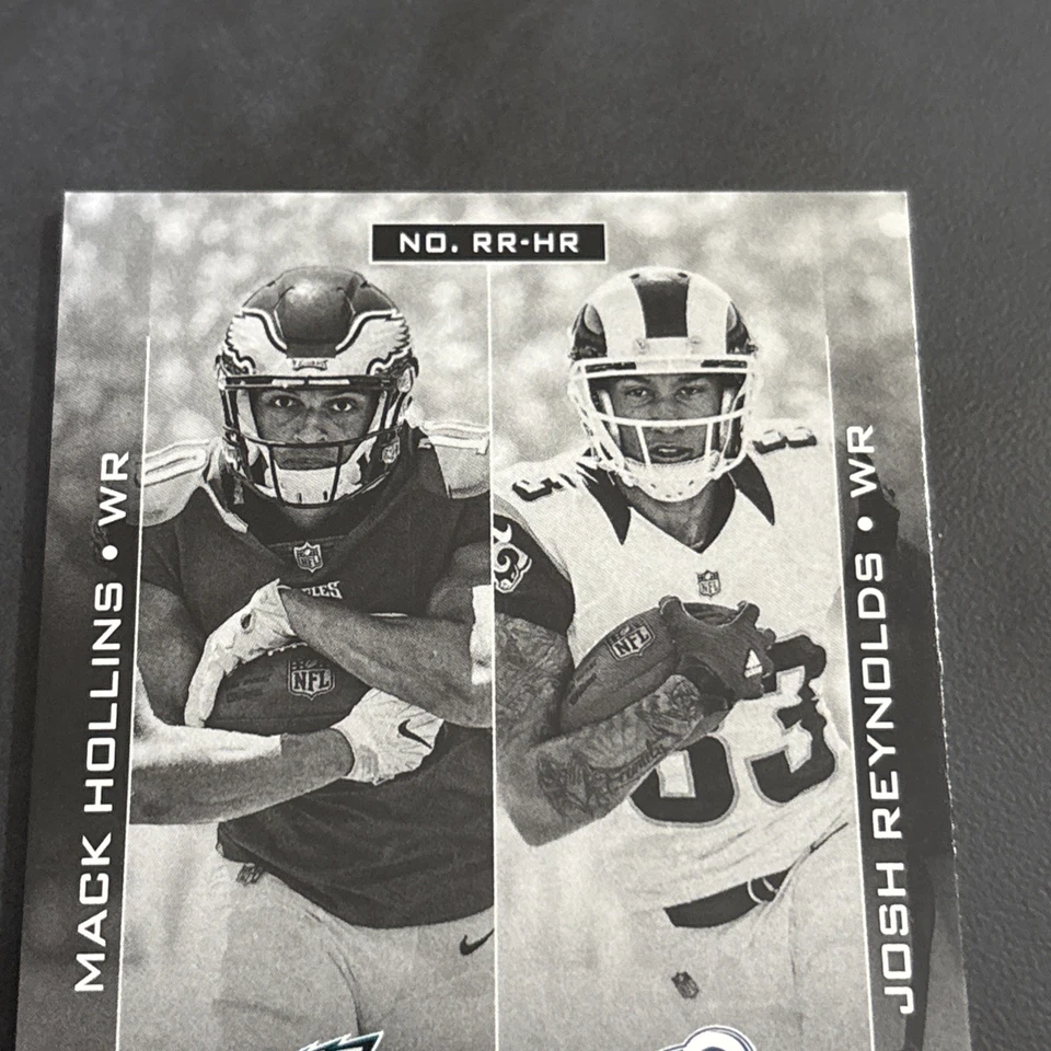 Mack Hollins Josh Reynolds 2017 Illusions Patch Relic #RR-HR Serial #d 28/100 - Image 3 of 4