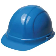 Erb Safety Wel19956bl Hard Hat, Omega Ii, Polyethylene, 6 Point Ratchet, Type