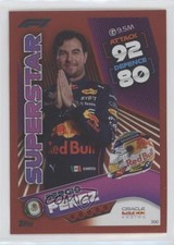 2022 Topps F1 Turbo Attax Superstars Red Sergio Perez #300 0b3