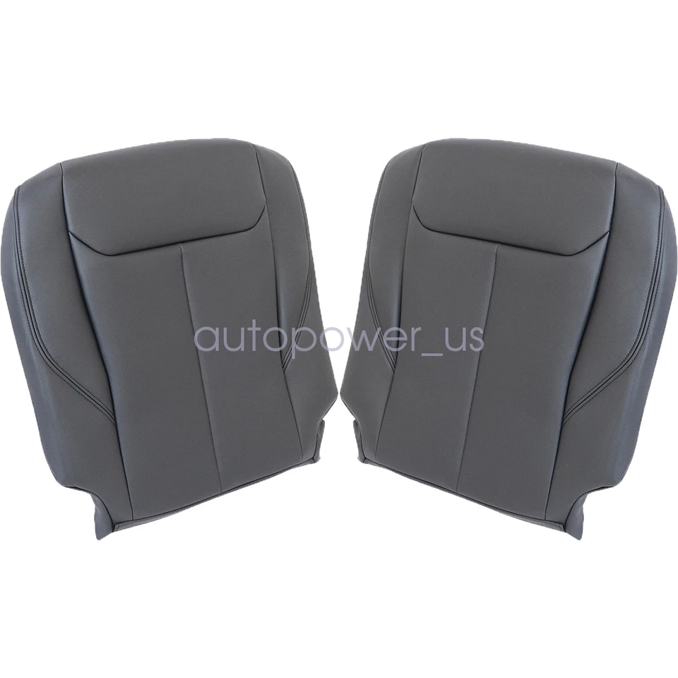 Se adapta a BMW 335i 335i xDrive 2012-2018 cubierta de asiento de cuero inferior delantera negra Foto 4 de 4