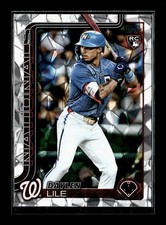 2025 Topps Update #US172 Daylen Lile Diamante Foil Rookie Washington Nationals