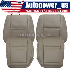 For 1990-1997 Toyota Land Cruiser Both Side Bottom Top Leather Seat Cover Tan For 1990-1997 Toyota Land Cruiser Both Side Bottom Top Leather Seat Cover Tan