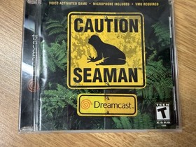 Seaman Sega Dreamcast w/ Microphone &ndash; Complete/CIB, Big Box Version &ndash; Tested