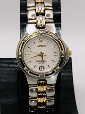 Orologio Vintage Donna Geneve Swiss Quartz~Quadrante 28,5 mm/Data Display~Nuovo 🔋✅