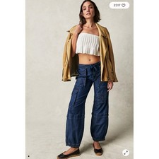 Free People We The Free South Bay Utility Cargo Pants Small Excellent Condition