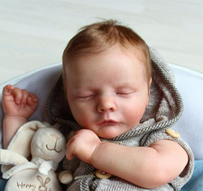 Reese Sleeping Authentic 20" Reborn Doll Kit Realborn /COA  by Bountiful Baby