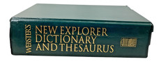 Webster's New Explorer Dictionary Thesaurus, Hardcover 1st Edition 1999