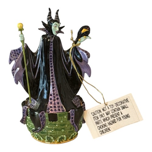 Arribas Brothers Jeweled Swarovski Maleficent & Diablo Disney Schmuckschatulle Figur - Bild 7 von 20