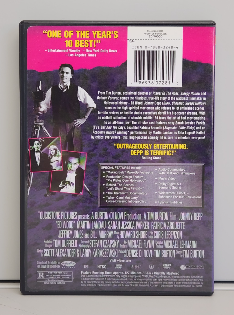 Ed Wood (DVD, 1994) for sale online | eBay