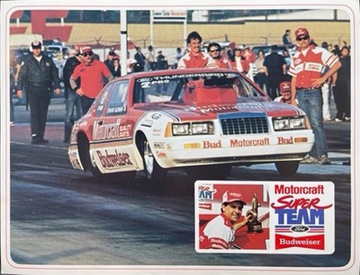 ''VRHTF NHRA FRANK IACONIO BUDWEISER MOTORCRAFT SUPER TEAM PRO STOCK HAND OUT''