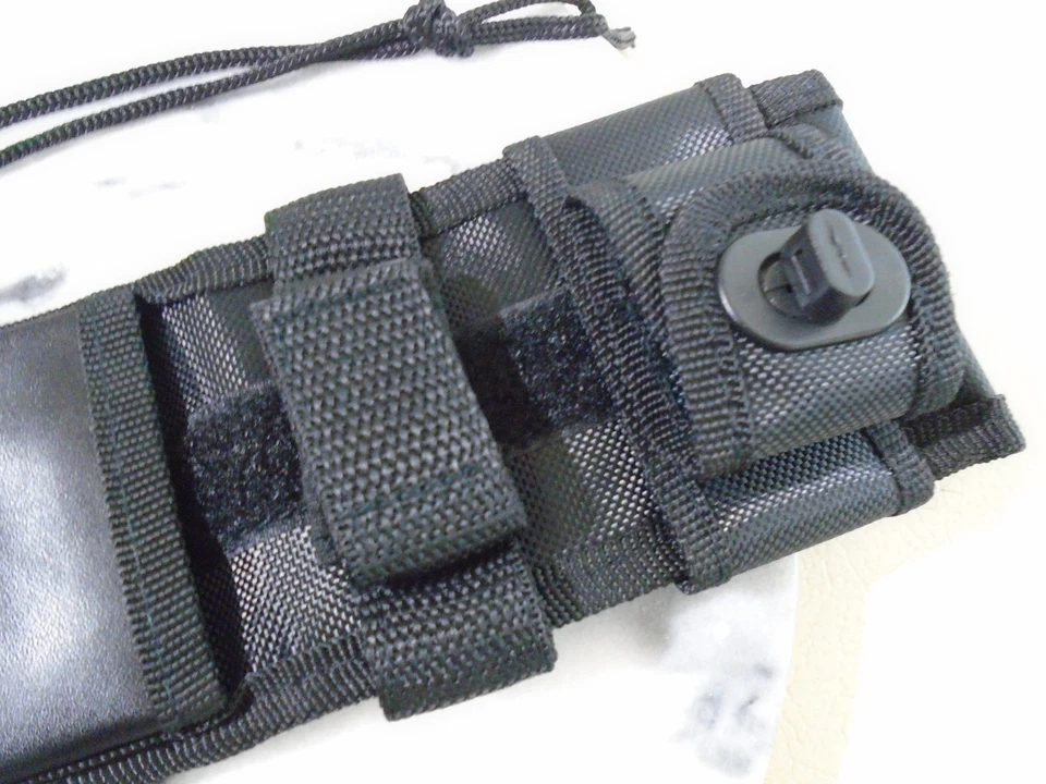 M.O.L.L.E. Funda de cuchillo táctica de hoja fija ajustable negra para 8,50 L X 4,50 W Foto 4 de 4