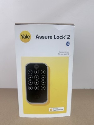 Yale Assure Lock 2 Keypad Touchscreen Smart Lock Bluetooth Satin Nickel