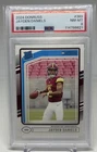 2024 PANINI DONRUSS #389 JAYDEN DANIELS FRESH GRADE CLEAN PSA 8