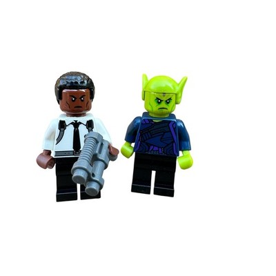 Lego  Talos (Skrull) and Nick Fury Captain Marvel Avengers Minifigures
