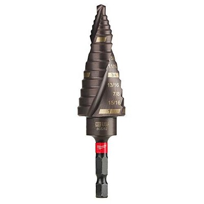 Milwaukee 48-89-9248 Shockwave Impact Step Drill Bit, #8 (1/2'' - 1'')